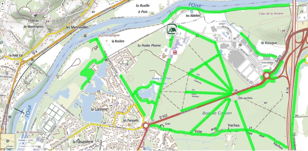 Zones de nettoyage secteur Nord